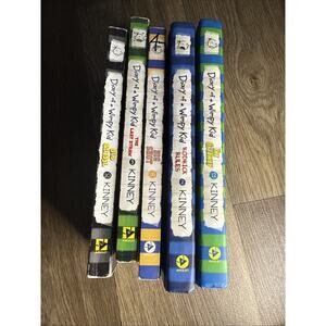 Diary of a Wimpy Lot Of 5. Kid by Jeff Kinney 3 PB And 2 HC